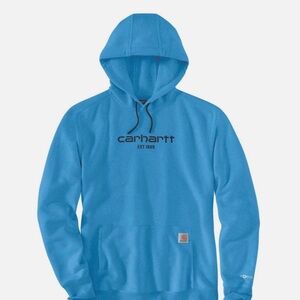 Carhartt Men's Bright Blue Hoodie